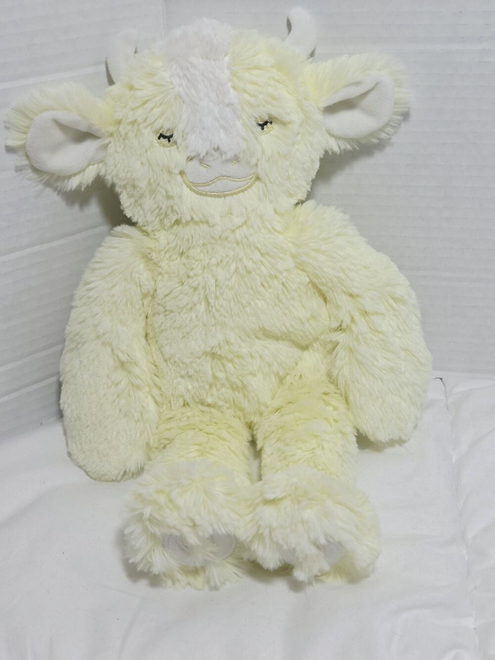 Slumberkins Sunny Yak Kin Plush Stuffed Animal Htf Yellow Cow Bull Retired